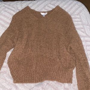 brown medium sweater